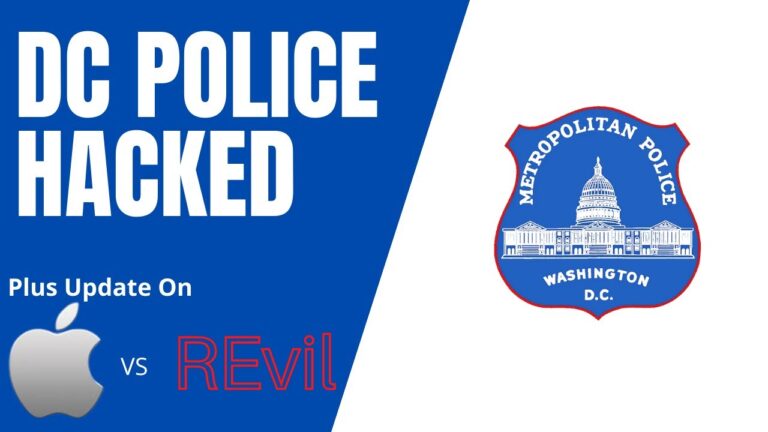 Metro DC Police Suffer Ransomware Attack