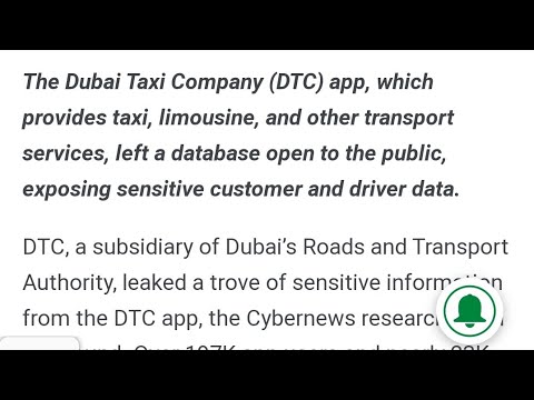 Dubai’s largest taxi app exposes 220K+ users because of an open MongoDB database #cyberwar