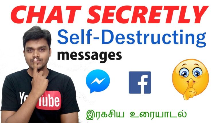 Facebook Messenger  – Chat Secretly/Privately with Encryption and Timer | Tamil Tech