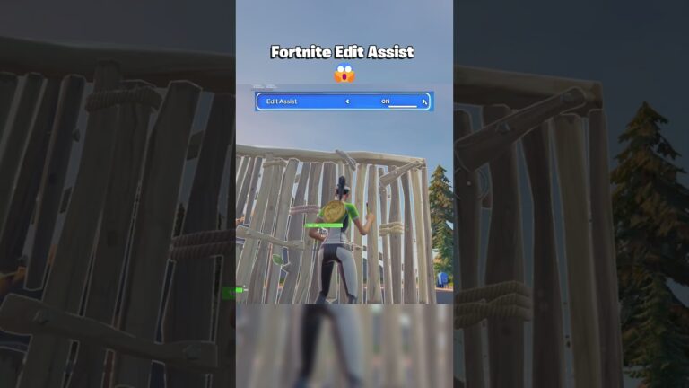 Fortnite Edit Assist In Fortnite 😱 #shorts