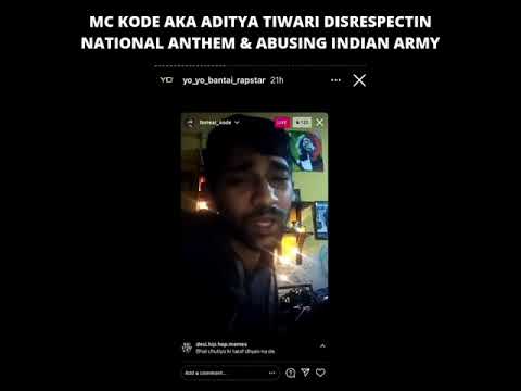 mc kode controversy mc kode national anthem