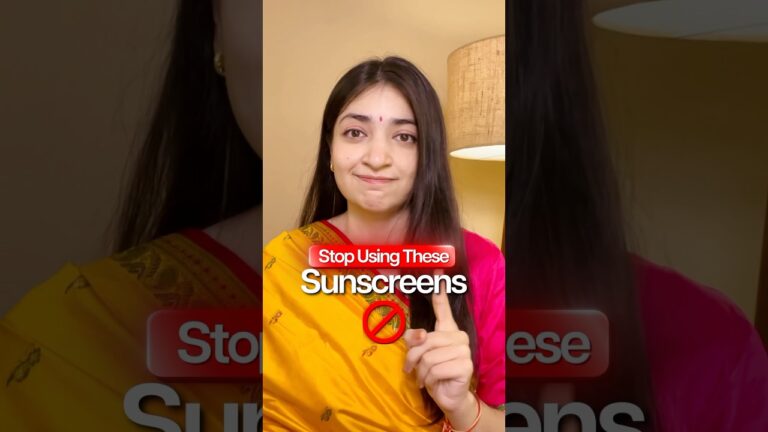 Stop Using These Sunscreens ❌