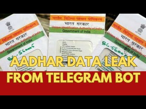 Aadhar data leaked on telegram bot | Cowin data breach |Ministry of health| @theunscripted254