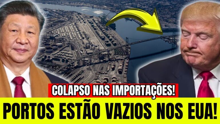 China Cancela Exportações para os EUA! Portos estão VAZIOS e o prejuízo é bilionário!