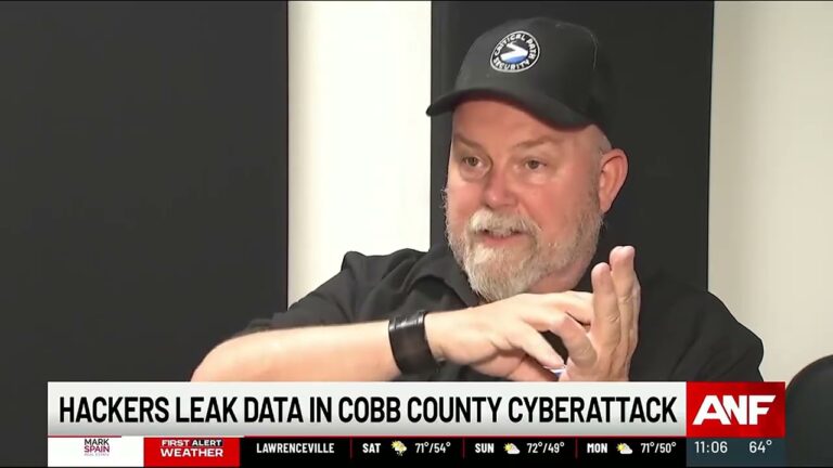 Cybersecurity expert: Hackers leaked data in Cobb County cyberattack