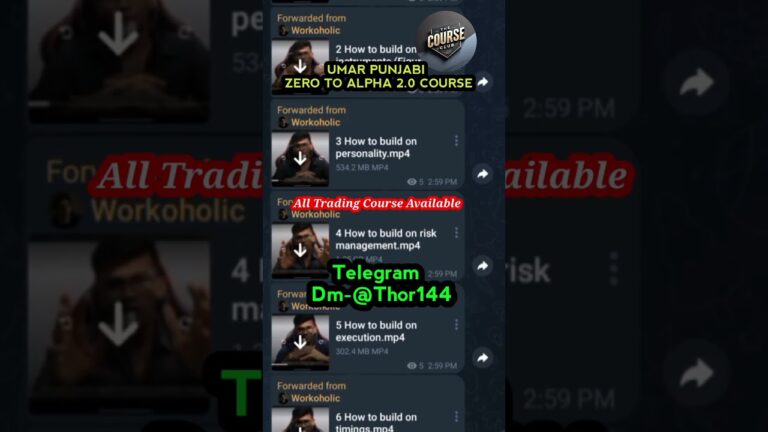💢🤩Zero to Alpha 2.0 Course Download | Forex Trading |@UmarPunjabi-v8m  #trading #umarpunjabi