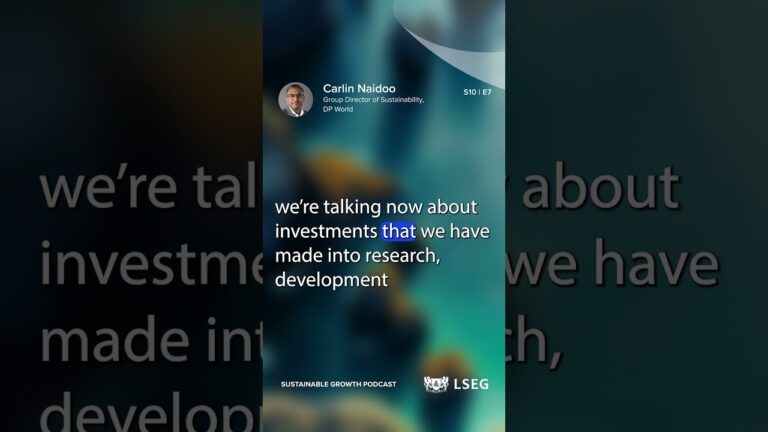 Sustainable marine transportation | LSEG Sustainable Growth