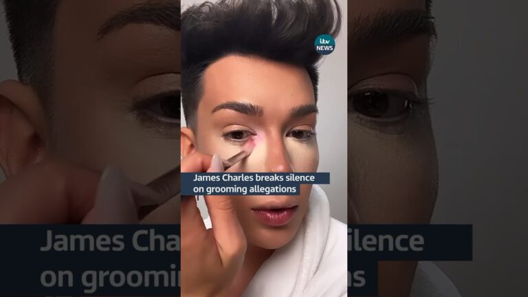 YouTuber James Charles breaks silence on grooming allegations #ITVnews #JamesCharles #beauty