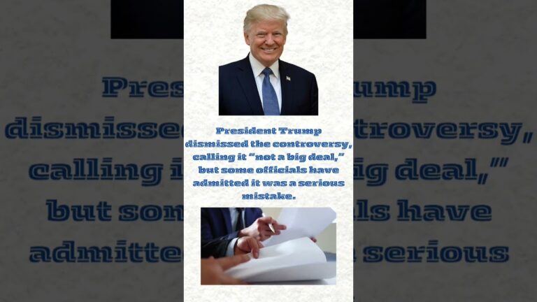 📢 White House in Crisis: Leaked Signal Messages Spark Controversy!