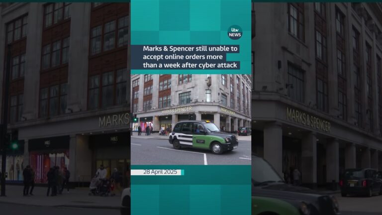 Marks & Spencer still unable to accept online orders more than a week after cyber attack | ITV News