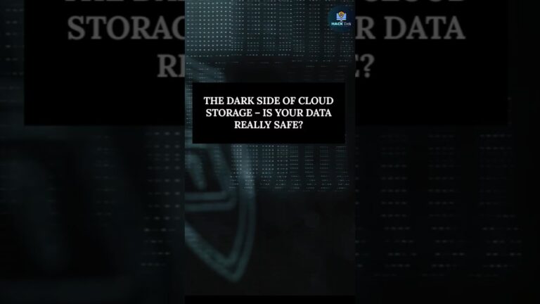 The Dark Side of Cloud Storage – Is Your Data Really Safe? #CloudSecurity#CloudStorage