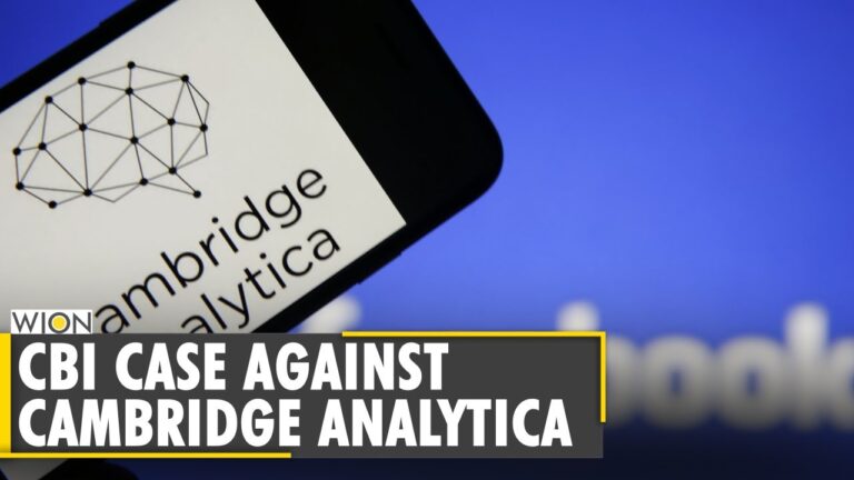 CBI registers case against Cambridge Analytica over Facebook data theft | English News | WION News