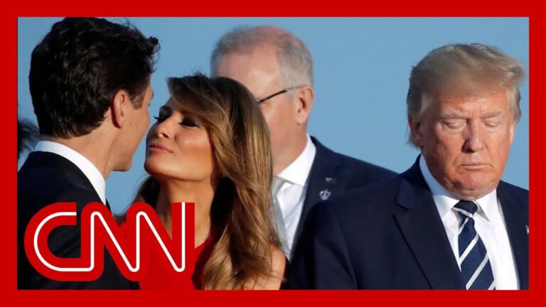 Melania Trump’s moment with Trudeau goes viral
