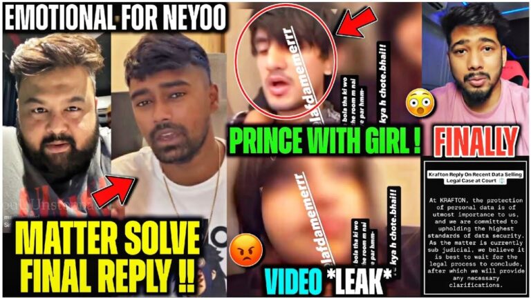 PRINCE w/ GIRL Video *LEAK*😱 LEG#L CASE on Prince🚨 Goldy Bhai & Neyoo Matter END🤯 RNTx New LINEUP🔥