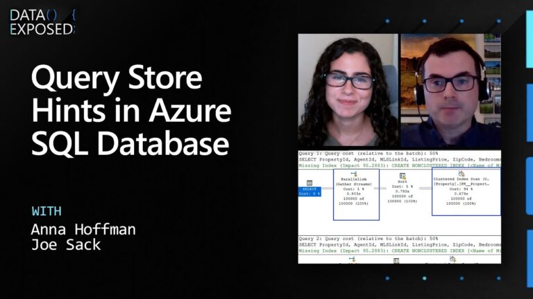Query Store Hints in Azure SQL Database | Data Exposed