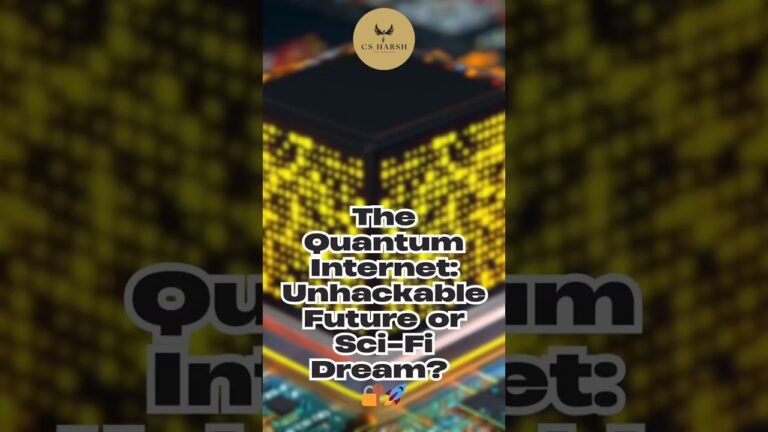 The Quantum Internet: Unhackable Future or Sci-Fi Dream? 🔐🚀 #trending   #trendingshorts #tech