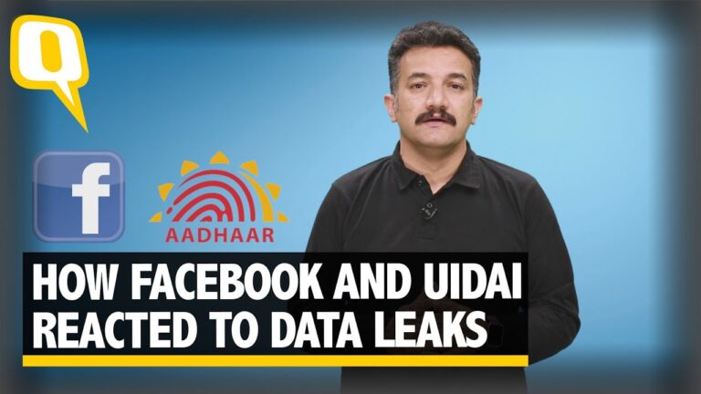 How Facebook and Aadhaar Reacted to Data Leaks