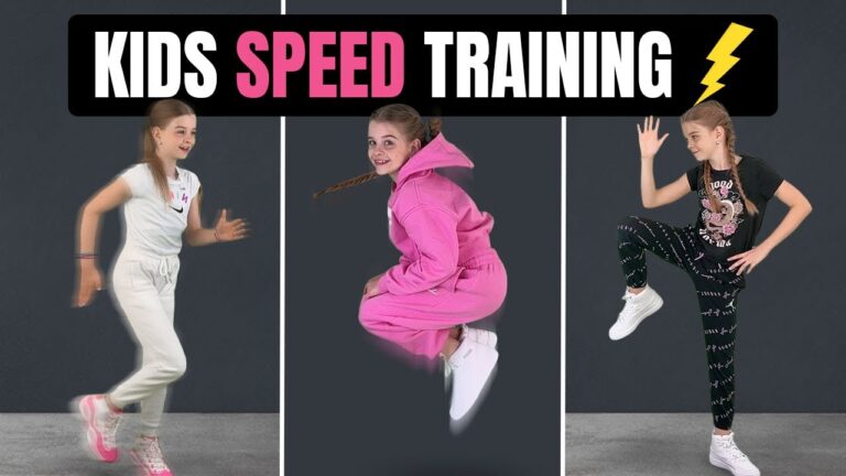 Kids “GET FAST” Workout! (Best Exercises For Speed Training⚡)