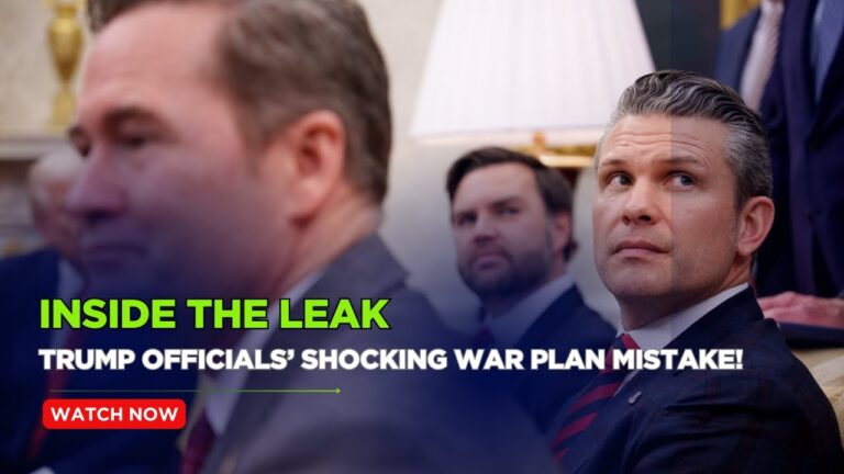 Inside the Leak: Trump Officials’ Shocking War Plan Mistake!