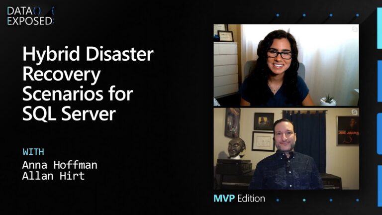 Hybrid Disaster Recovery Scenarios for SQL Server | Data Exposed: MVP Edition