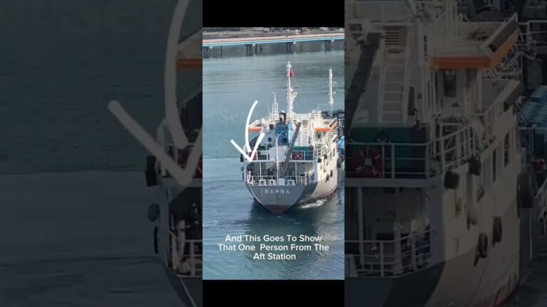 A Pre Arrival of STS Bunker barge Alongside to another Vessel