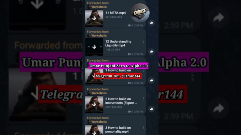 🚀🤩Zero To Alpha 2.0 (2025) Full Course Leaked  | Umar Punjabi | #umarpunjabi #trading