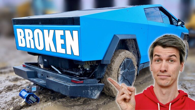 Does The Tesla Cybertruck Have A Problem? Broken Tow Hitch!