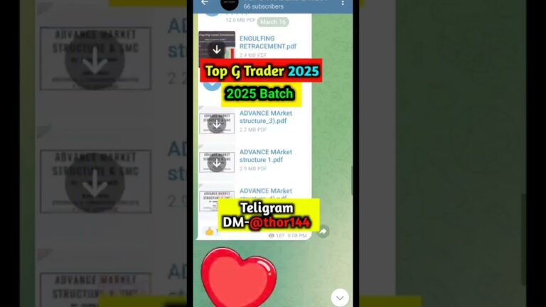 🚀TopG Traders 2025 Batch Full  Course Leaked  | Trading Course |  💸 @Topgtraders05 #trading