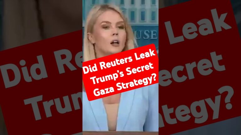 Did Reuters Leak Trump’s Secret Gaza Strategy? #trump #breakingnews #palestine