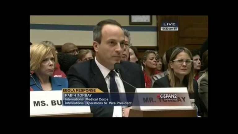 Ranking Member Cummings Questions NGO Witness at Ebola Hearing