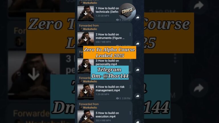 🤑ZERO TO ALPHA FULL COURSE DOWNLOAD | Umar Punjabi |🤯@UmarPunjabi-v8m #umarpunjabi #trading