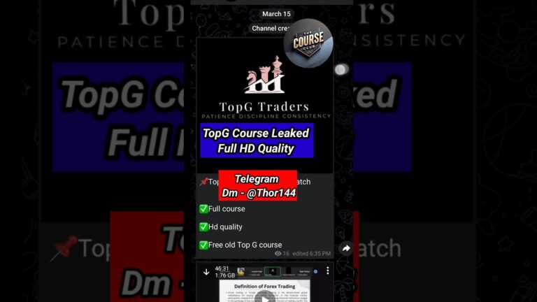 💢❤️‍🔥TOPG TRADER COURSE DOWNLOAD! 📈 | Get Instant Access to Topg Traders Full Course #topgtraders