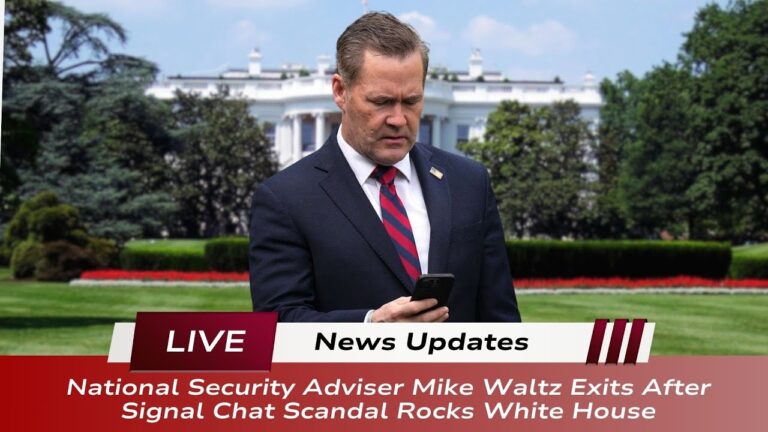 Signalgate Scandal: National Security Adviser Mike Waltz Ousted After Secret Chat Leak | Verta News