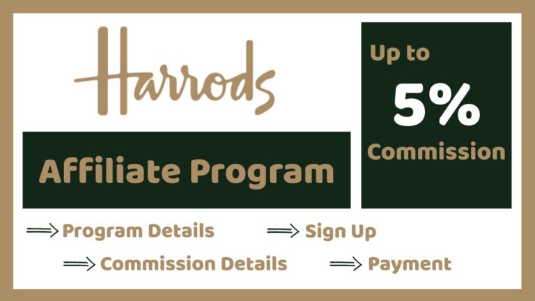 Harrods Affiliate Program [2025] | Earn Money from Harrods