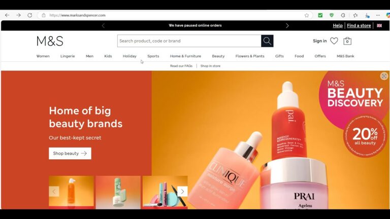 Marks & Spencer Halts Online Orders and Refunds Customers After Cyber-Attack