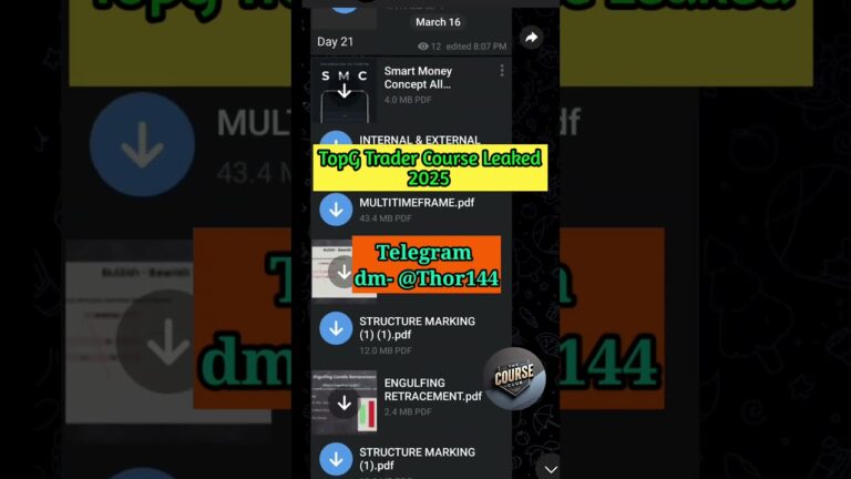 💢🚀TopG Traders 2025 Course Leaked  | Atul Topg Trader |😱@Topgtraders05 #topgtraders #trading