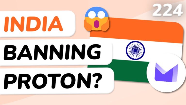 India is Trying to Block ProtonMail!