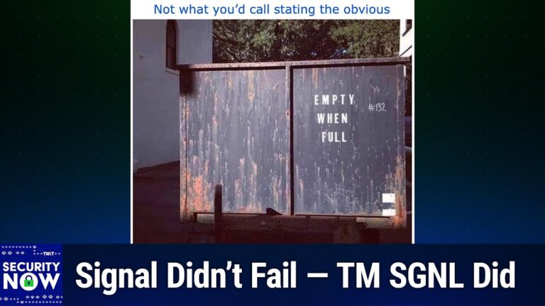 Don’t Blame Signal – The Real Story Behind the TM SGNL Breach