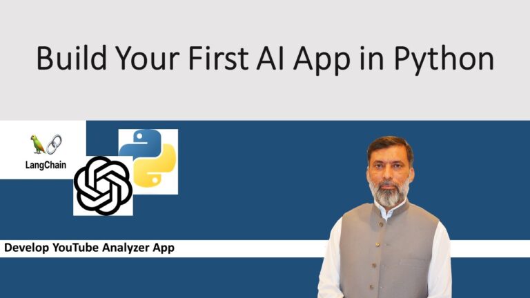 Build AI App in Python