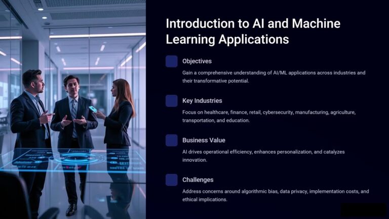 Module:1(contd.) Real-World Applications of AI & Machine Learning | Practical Use Cases Explained