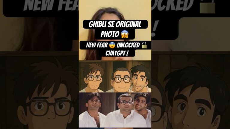 Converting Ghibli to original image 😱 ChatGPT || KaRiPieEast #shorts