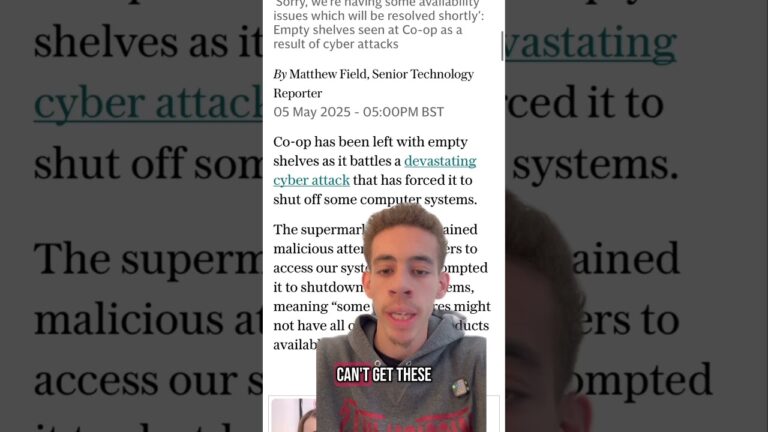 Massive Cyberattack on Co-op: Data Breach Leads to System Outage & Empty Shelves!