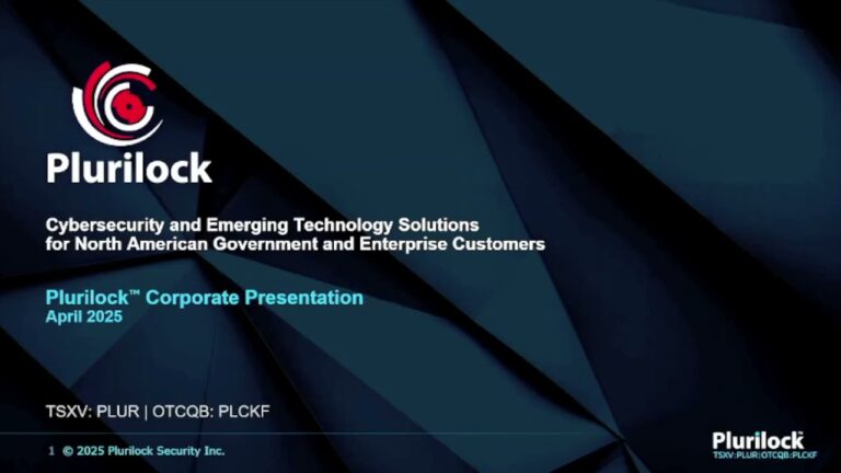 Plurilock Security Inc. (TSX-V: PLUR / OTCQB: PLCKF) Webcast | Planet MicroCap Showcase: VEGAS 2025