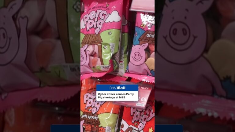 Cyber attack causes Percy Pig shortage Marks & Spencer