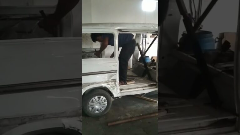 OMNI FULL BODY PAINTING // MARUTI SUZUKI #music #car  #denting #painting #repairing #marutisuzuki