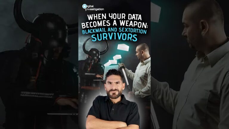 When Your Data Becomes a Weapon: Blackmail and Sextortion Survivors