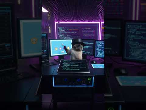 Hacker Cat in Action 🐱💻 | Kali Linux Brute Force Attack | Cyber Security Animation #mindsetmatters