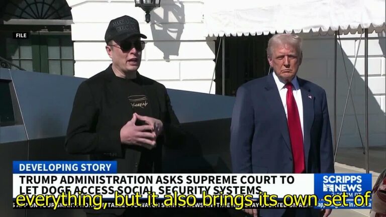 Musk’s ‘Doge’ Gets Trump’s Supreme Court Plea for Social Security Data Access