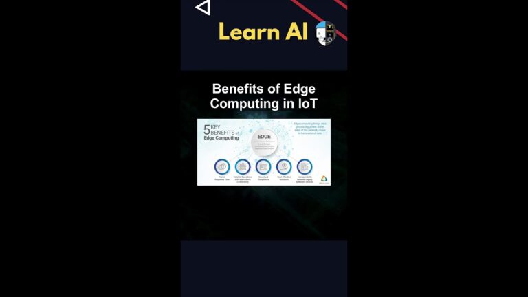 Benefits of Edge Computing in IoT #ai #artificialintelligence #machinelearning #aiagent #Benefits