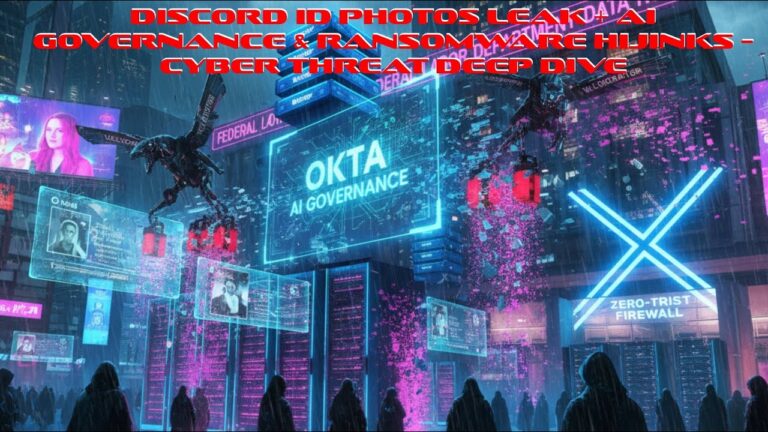 Discord ID Photos Leak + AI Governance & Ransomware Hijinks – Cyber Threat Deep Dive